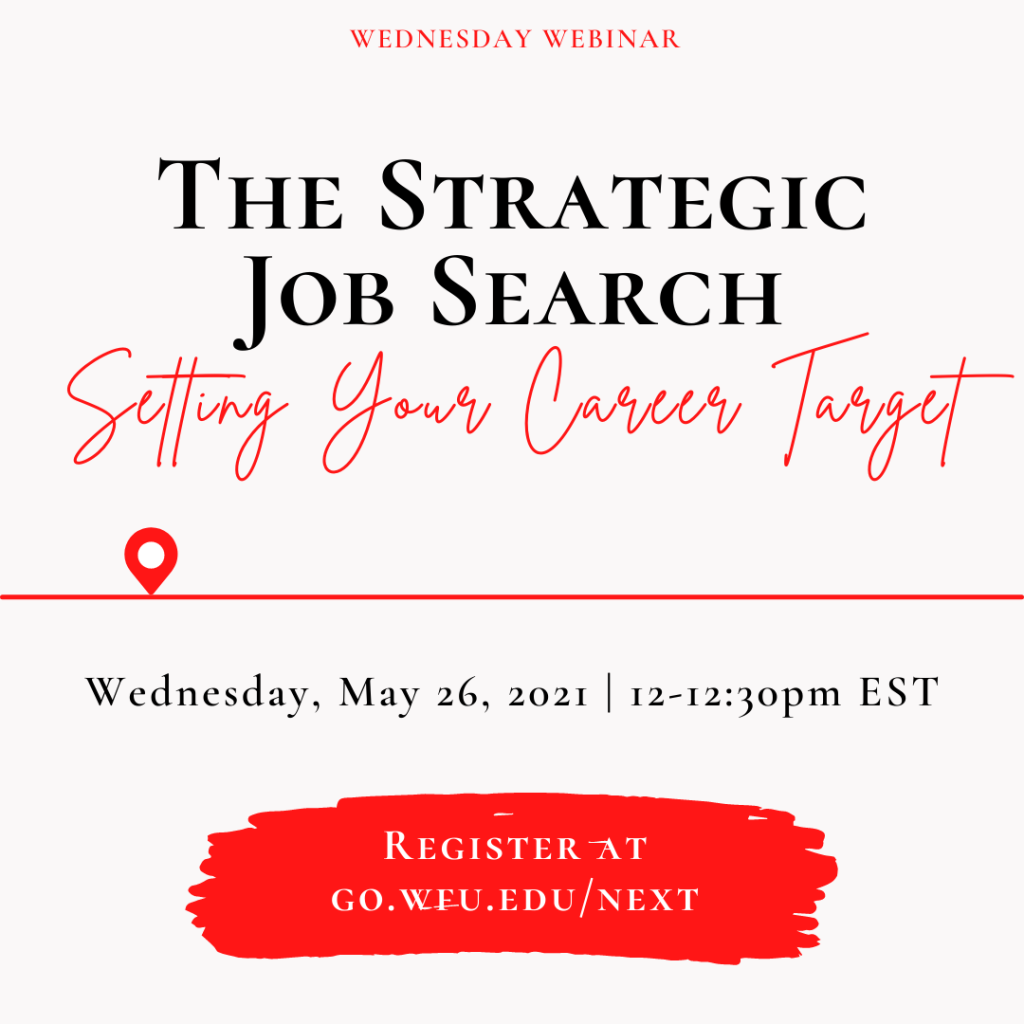 The Strategic Job Search: Setting Your Career Target
