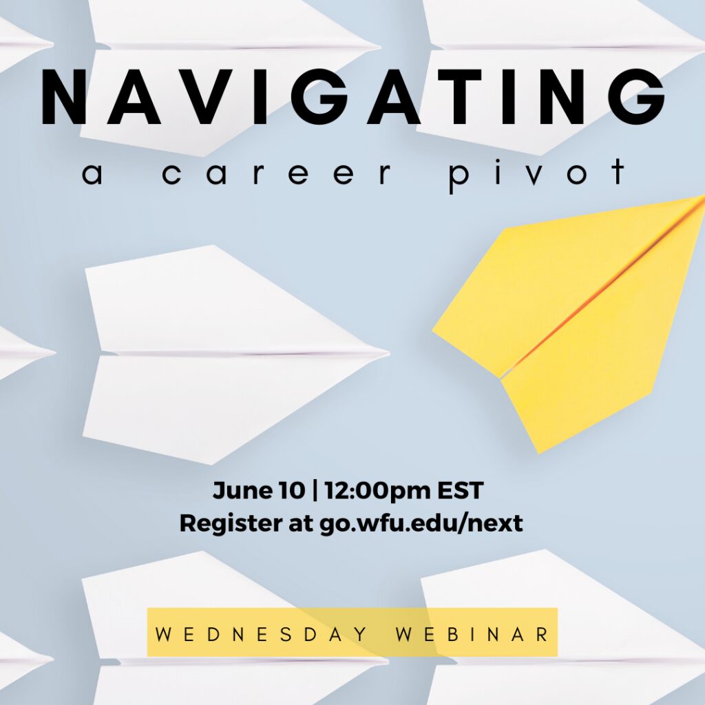 Navigating a Career Pivot