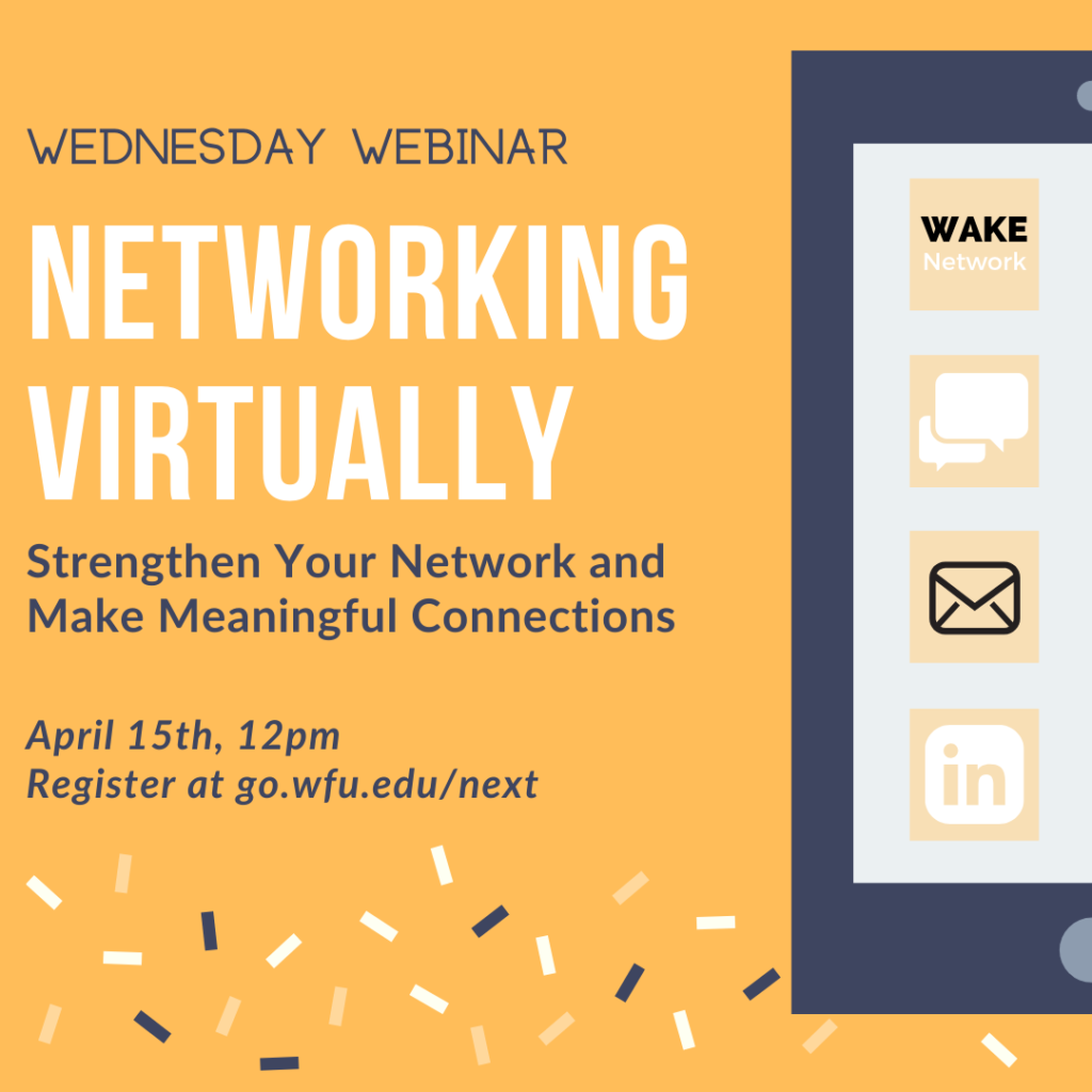 Networking Virtually: Strengthen Your Network and Make Meaningful Connections