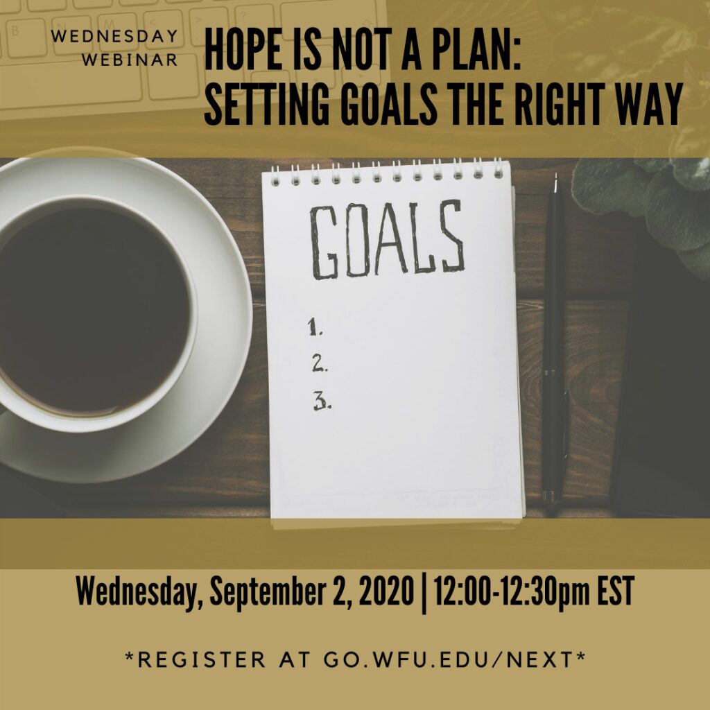 Hope Is Not a Plan: Setting Goals the Right Way