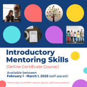 Introductory Mentoring Skills Course | Register by January 24th | Available between February 1 - March 1, 2025