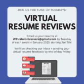 Tune-Up Tuesday Resume Reviews, January 2025