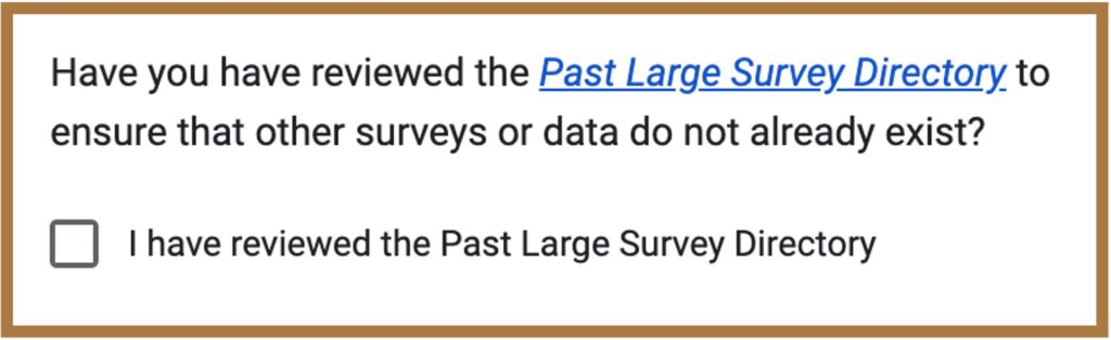 Questioning Existence in Start Survey 