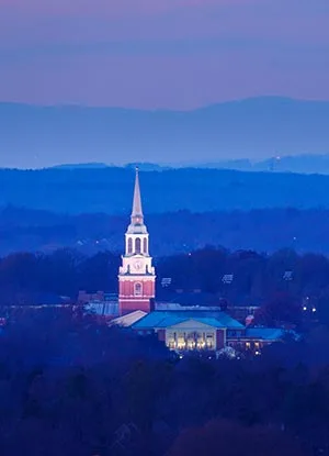 Wait Chapel at dusk