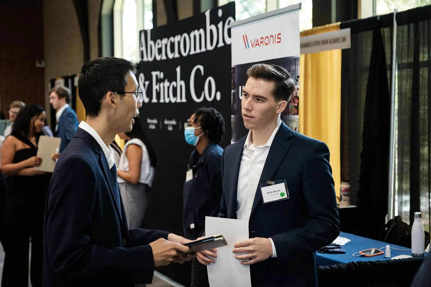Wake Forest students attend a career fair put on by the Office of Personal and Career Development.