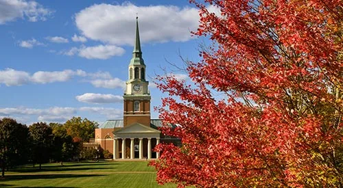 Wait Chapel in the fall