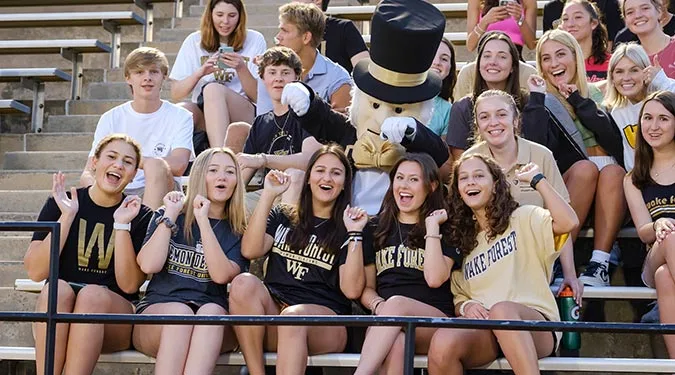 New Wake Forest students attend RecFest.