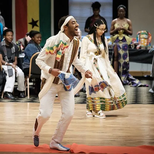 International students participating in an Intercultural event.