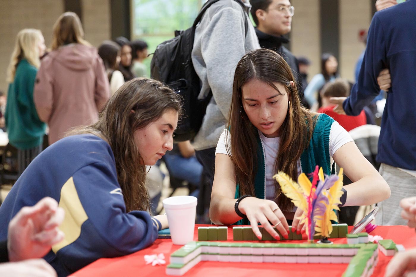 Wake Forest students gather in celebration of East Asian Spring Festival. The event is hosted by Wake Forest Japanese Studies Club and Chinese Culture club.