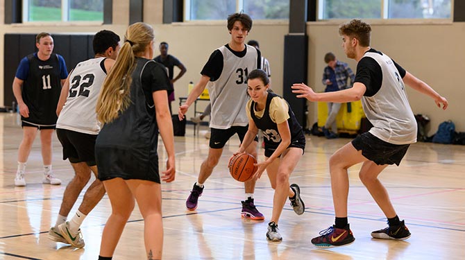 Intramural basketball