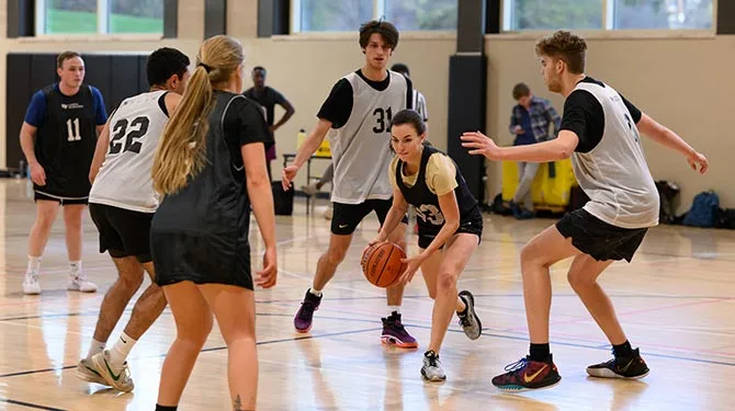 Intramural basketball