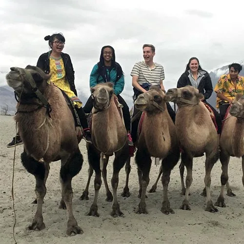 Wake Forest students during study abroad