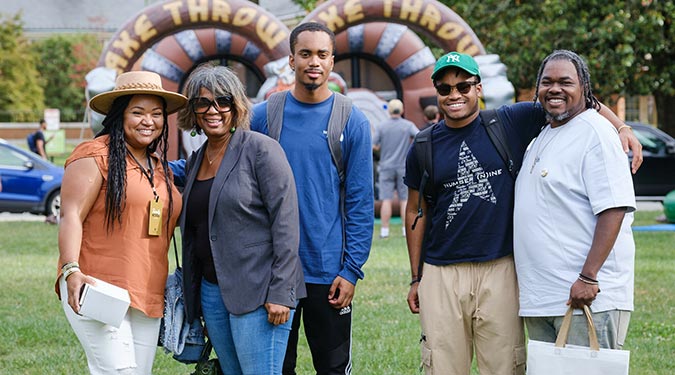 Wake Forest families visit campus for Family Weekend.