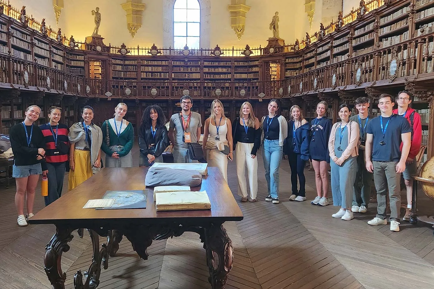 WFU Spanish students studying abroad