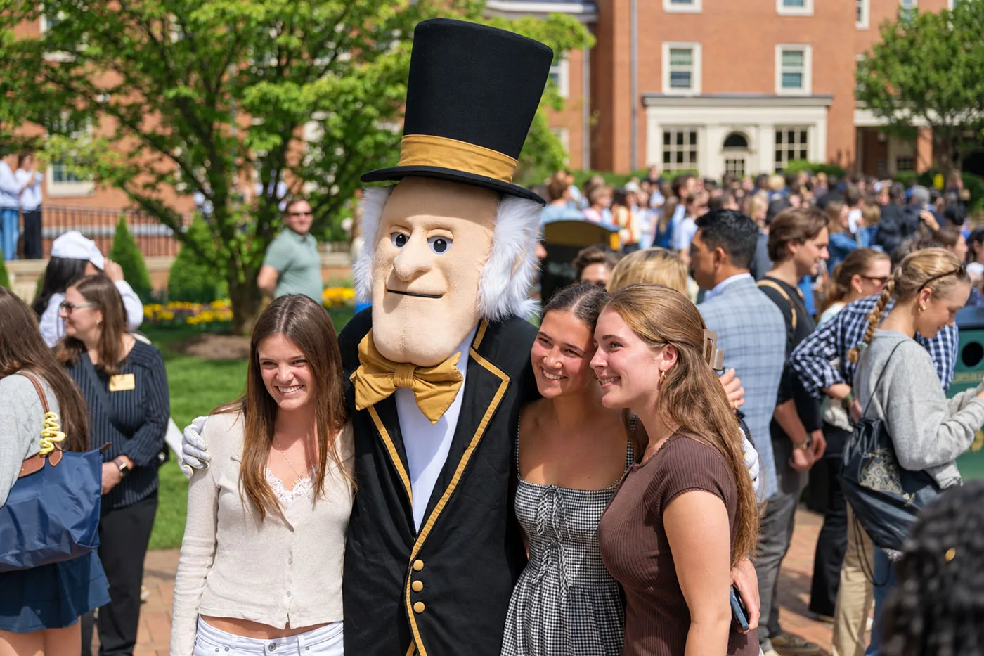 Accepted students and their families visit Wake Forest during Campus Days.
