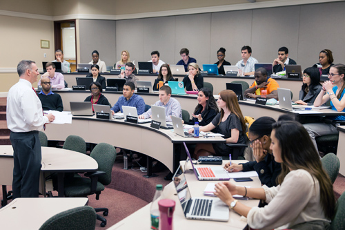 Charlotte Center classroom and students