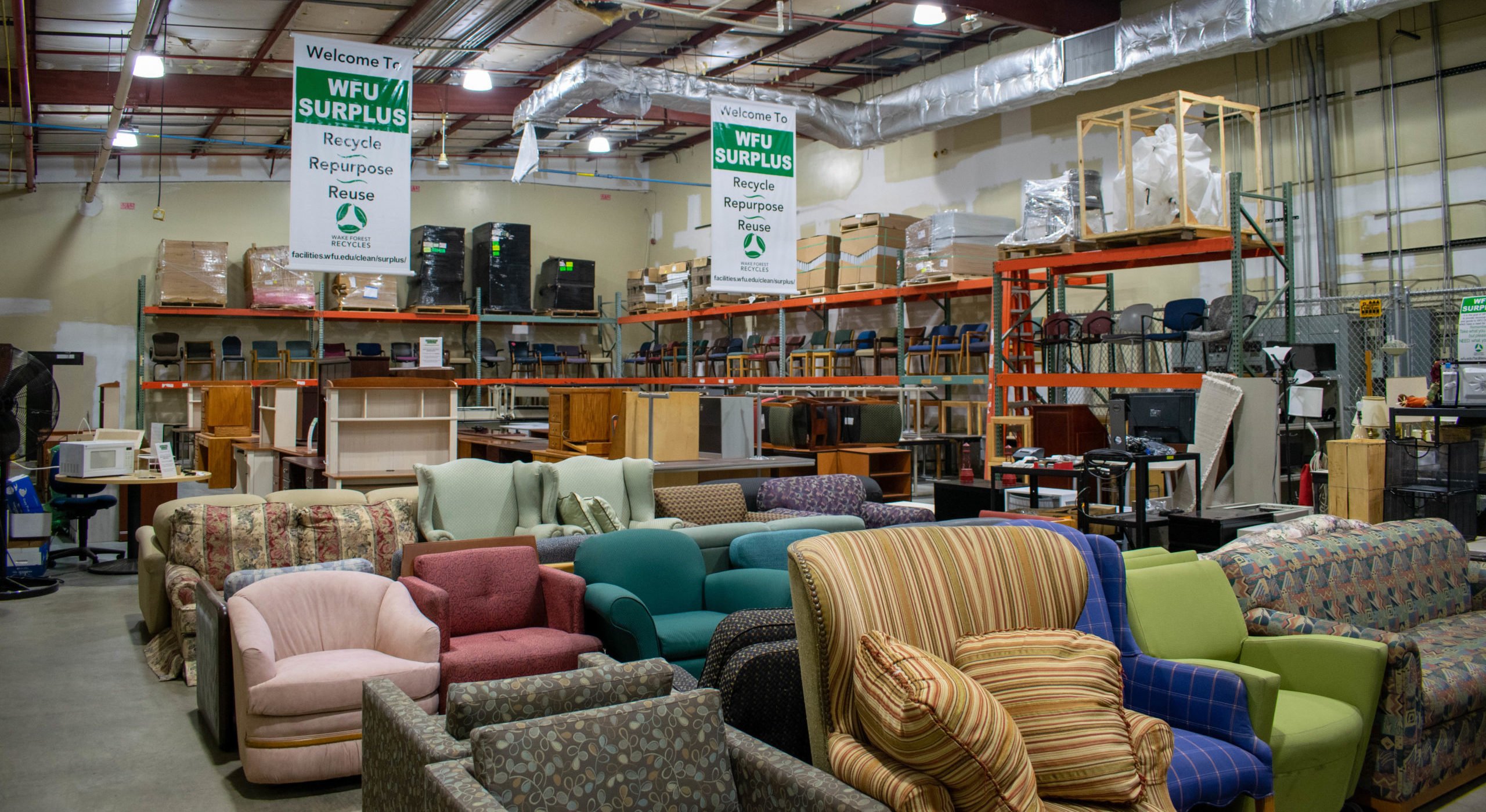 surplus warehouse furniture all over