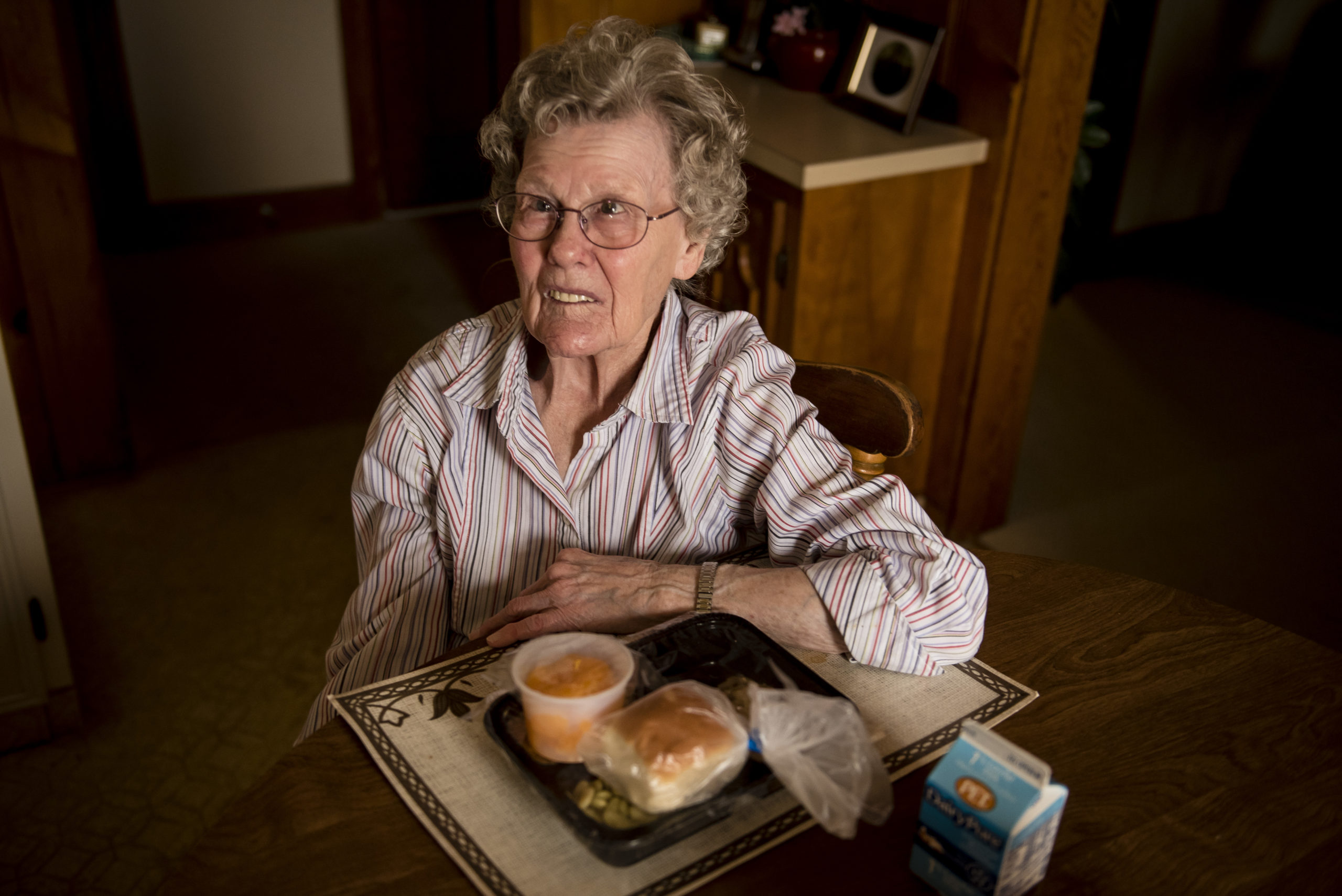 Community Member participating in Senior Services Meals on Wheels Program