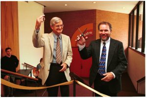 Paul Escott at a ribbon cutting