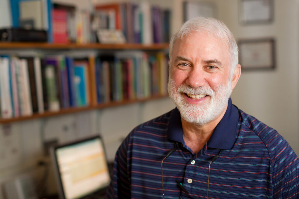 Wake Forest biology professor Wayne Silver in his office in Winston Hall on Wednesday, September 28, 2011.