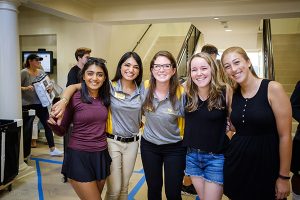 WFU RAs during Move In Day 2017
