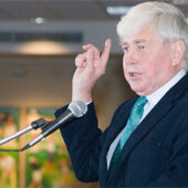 Jack Kemp speaks at Wake Forest in 2008.