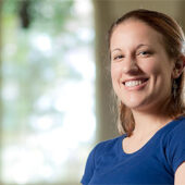 Senior religion major Mary Little is committed to helping the “collateral victims of crimes”