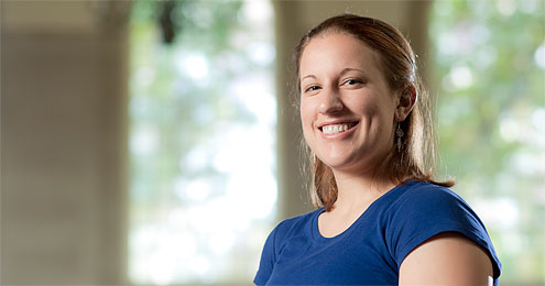 Senior religion major Mary Little is committed to helping the “collateral victims of crimes”