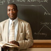 Washington M. Wingate Professor of Religion Simeon Ilesanmi.