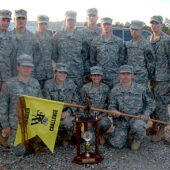 The Wake Forest Army ROTC Demon Deacon Battalion.