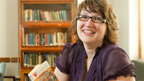 Lynn Neal, an assistant professor of religion who researches Christian romance novels.