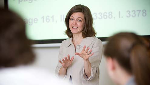 Associate Professor of Romance Languages Kendall Tarte joined the faculty in 1996.