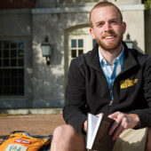 A.J. Warr received this year’s Christman Award, Wake Forest’s highest student award for service.