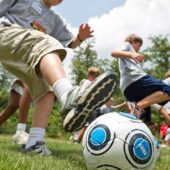 The All Sports Camp, which has been held on campus every summer for the last 50 years, introduces children to about 20 sports.