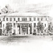 Sketch of future Schools of Business building