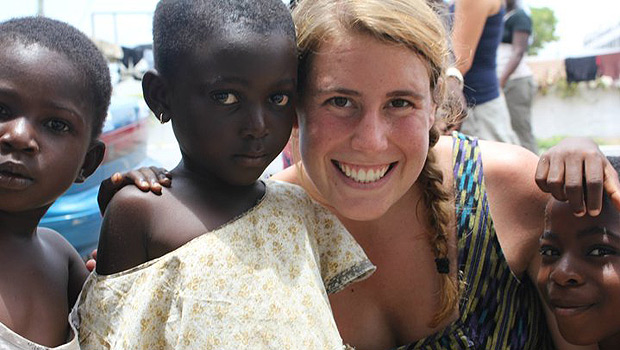 Allison Millhouse in Ghana