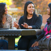 Sandya Hewamanne with her students