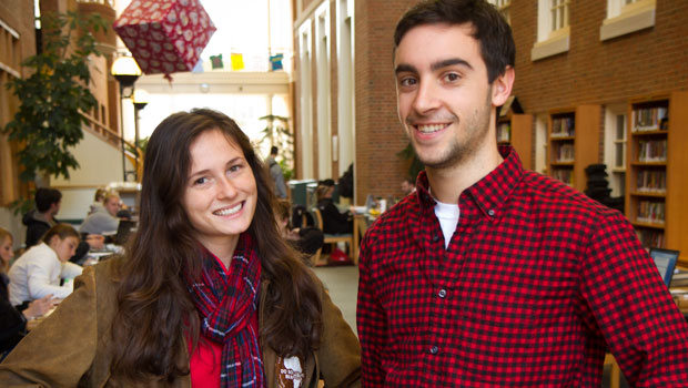 Kate Masetta ('11) and Anthony DePalma ('12)