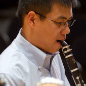 Andre Nguyen on clarinet