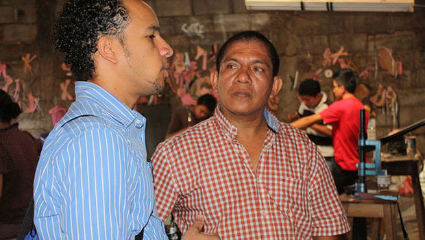 Luis De La Cruz and Oscar Flores in Nicaragua