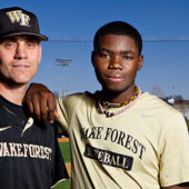 Coach Tom Walter and Kevin Jordan