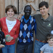 The Bragg family and James Lubo