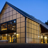 The Barn at night