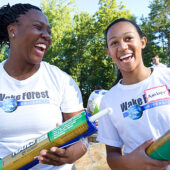 Lena Nelson (left) and Amber Burton