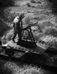 Joel Tauber - Pumping The Handcar, lightjet print, 2010