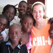 Katie Tassinari in Haiti