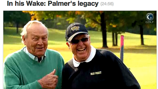 Arnold Palmer on the Golf Channel