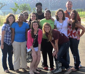 Wake Forest students in South Africa