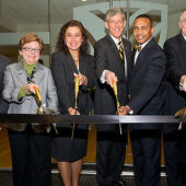 Ribbon cutting at Charlotte Center