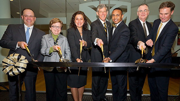 Ribbon cutting at Charlotte Center